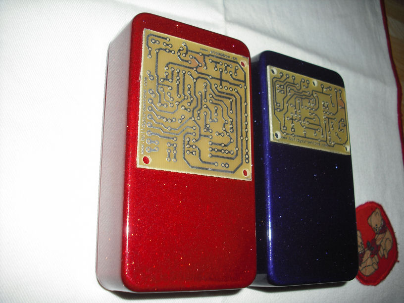 Hammond 1590B style powder coated guitar effects pedal enclosures