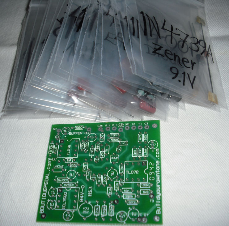 klon centaur clone kit, klon centaur clone electronic parts kit, boutique pedal kit, boutique pedal kits