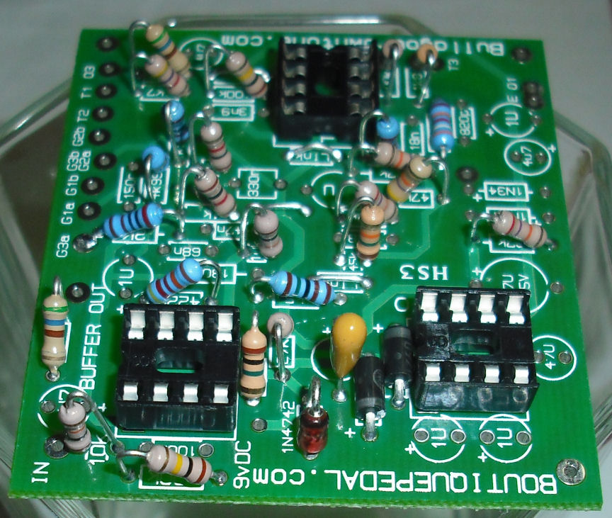 Klon Centaur clone circuit board,klon clone,klon klone